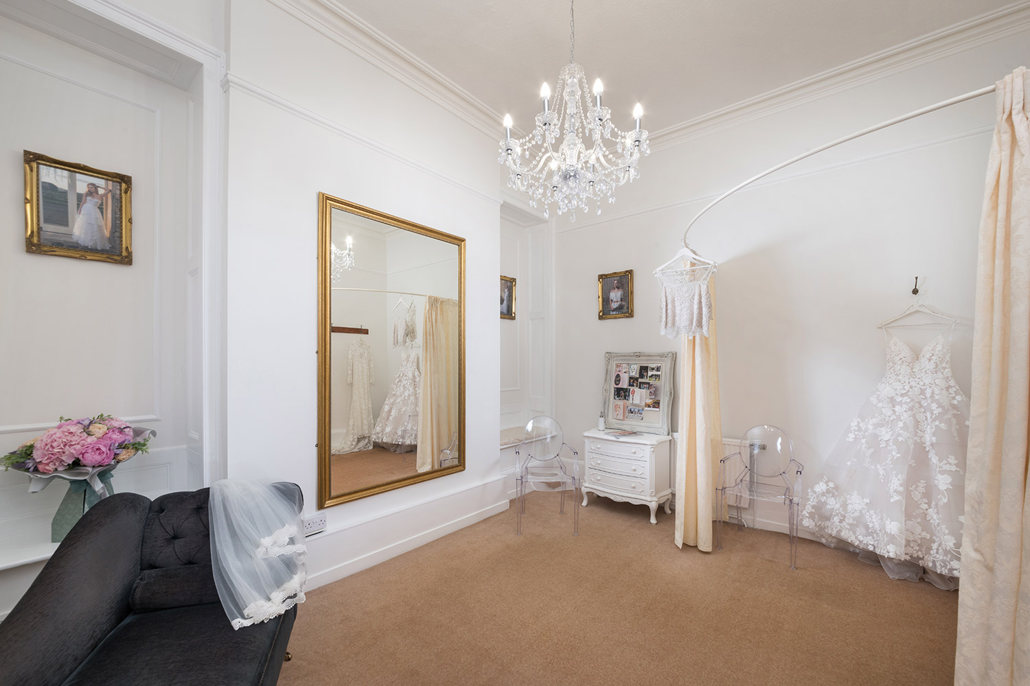 Leigh Hetherington Bridal Wear, Fitting Room in Newcastle upon Tyne